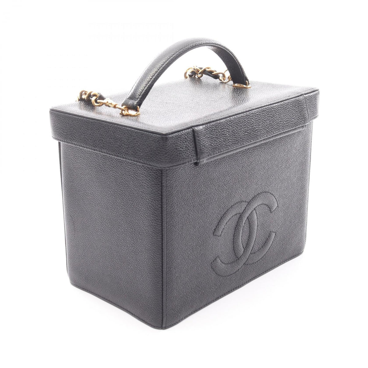 CHANEL Black COCO Mark 2WAY Grained Calfskin leather 2101219807782