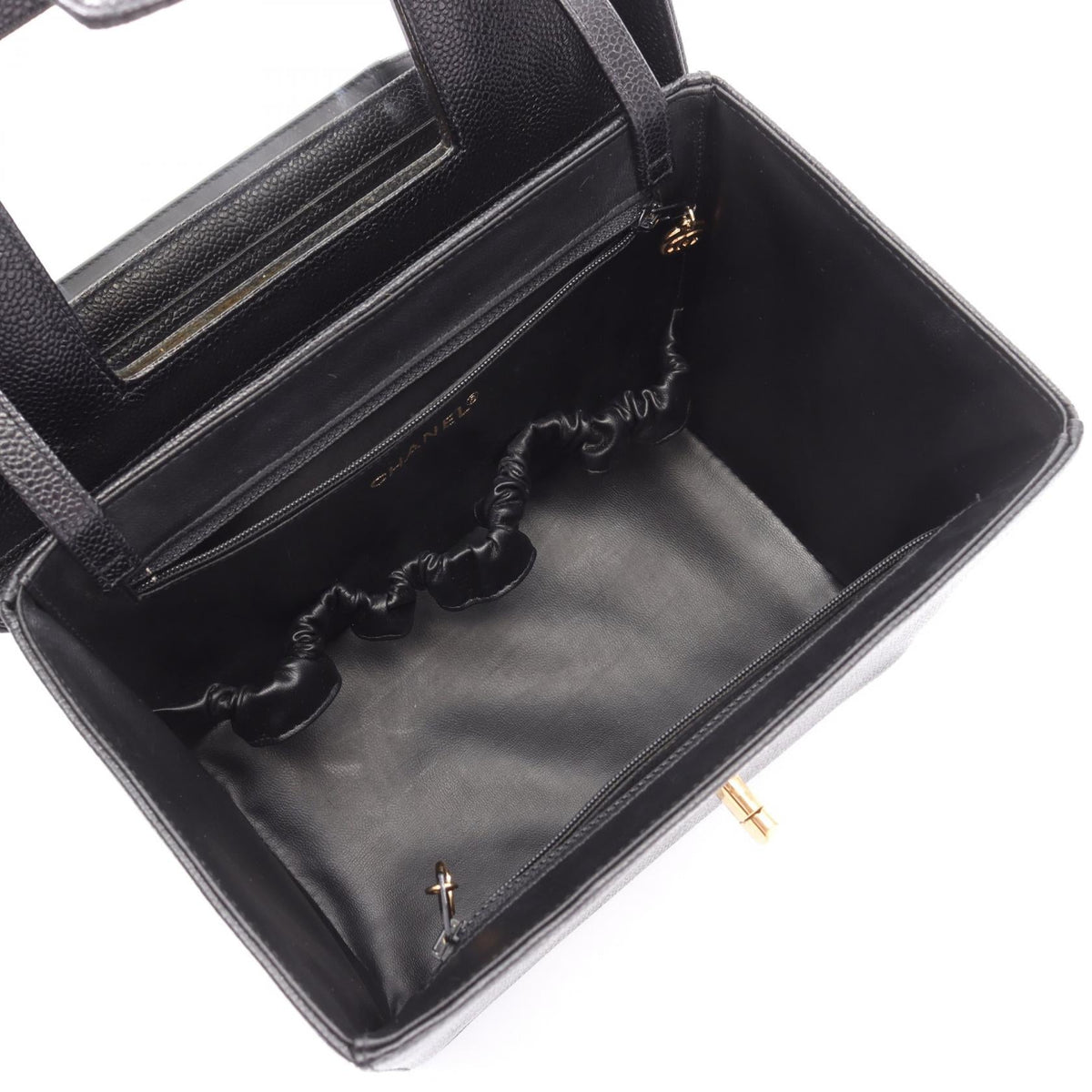 CHANEL Black COCO Mark 2WAY Grained Calfskin leather 2101219807782