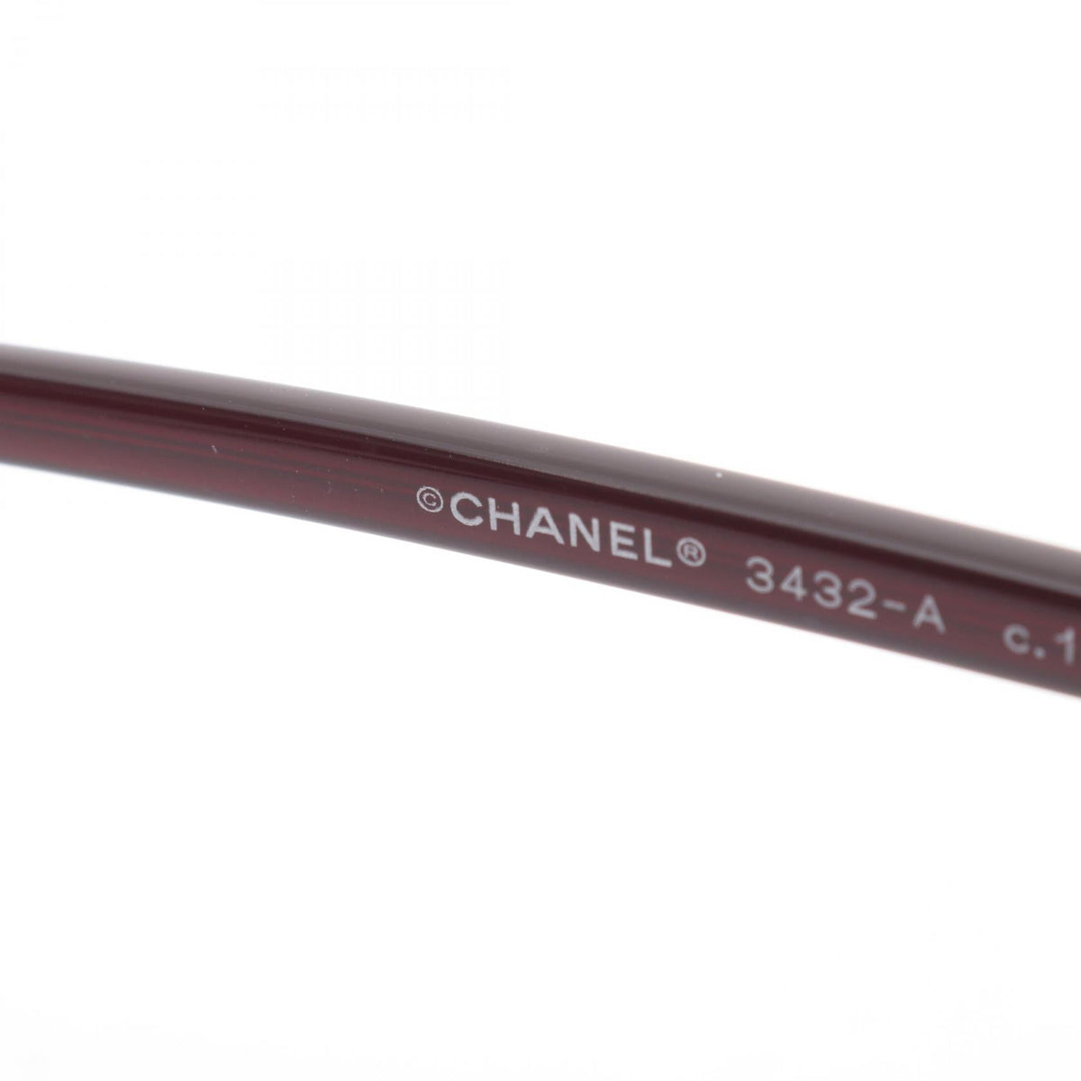 CHANEL Red Pantos Shape Optical COCO Mark Date Other�Plastic 2120900101305