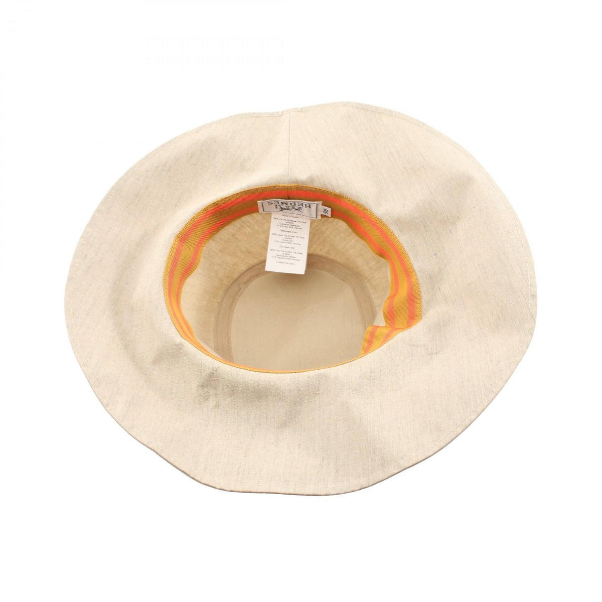 HERMES Bucket hat Other hatsBeige Beige Beige Fabric 2101219632186