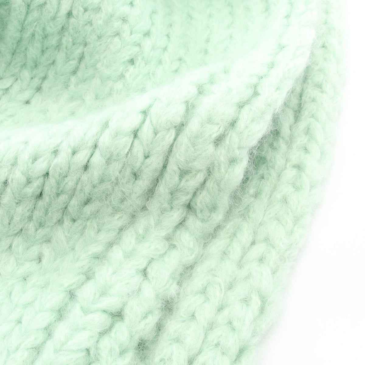 CHANEL Green COCO Mark wool�Moheya 2104102476133