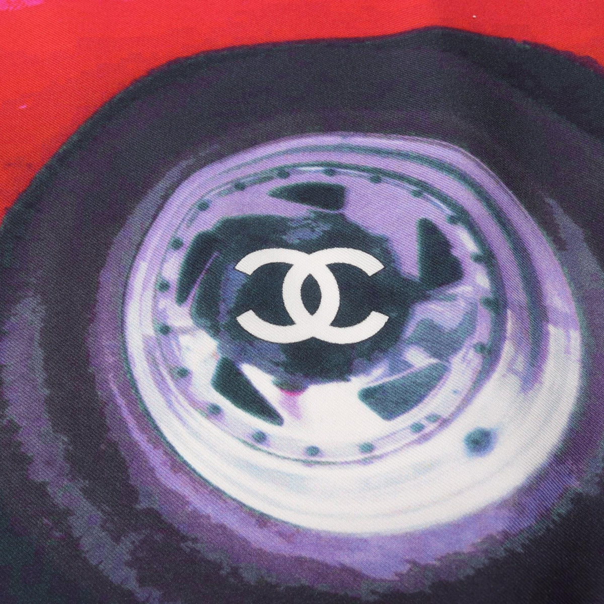 CHANEL Pink/Multicolor silk 2104102470728