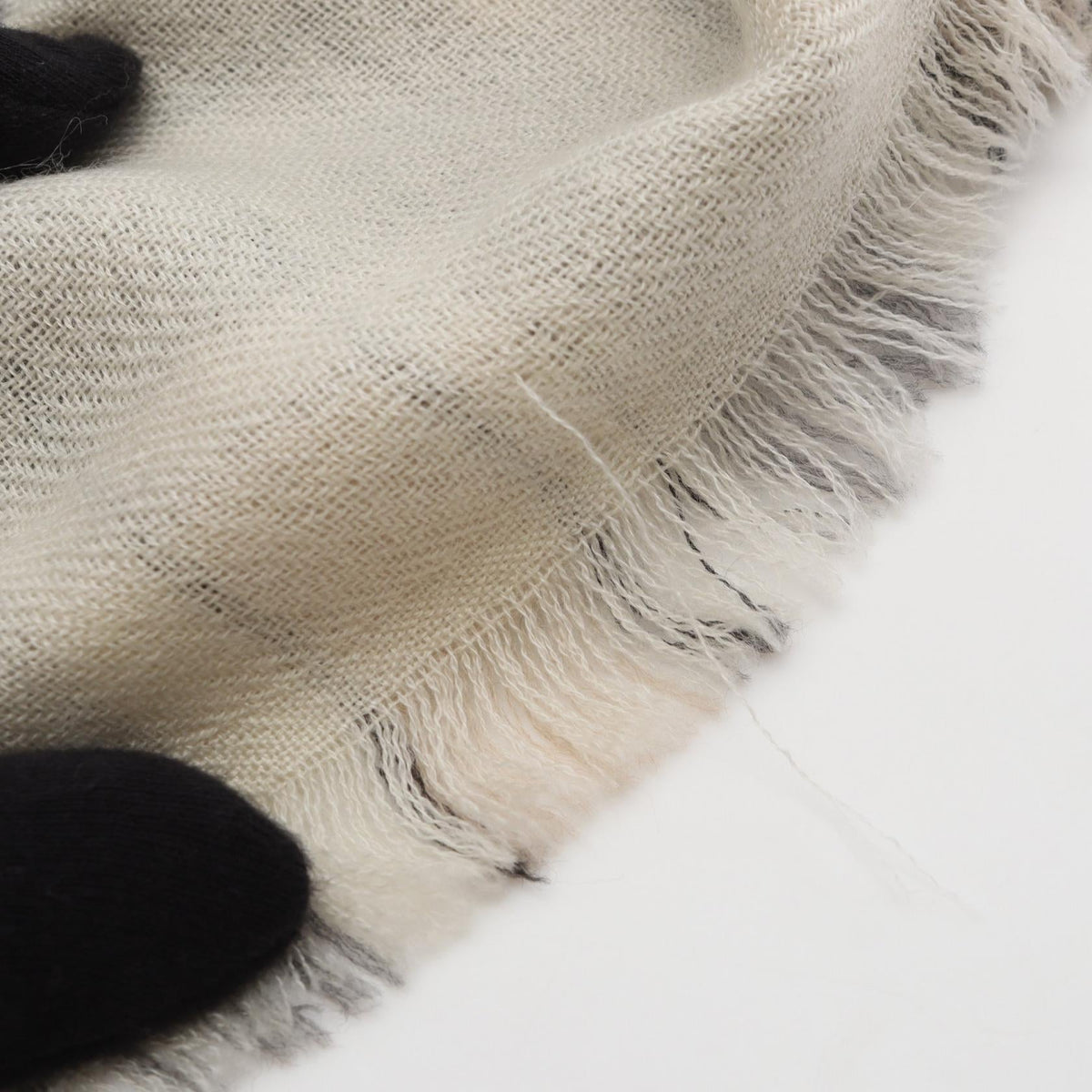 CHANEL Beige/Gray COCO Mark Other�cashmere 2104102470759