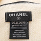 CHANEL Beige/Black COCO Mark silk�cashmere 2104102470780