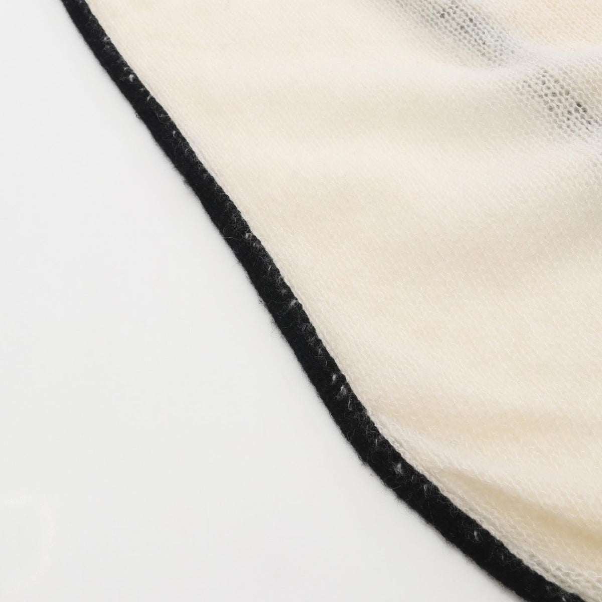 CHANEL Beige/Black COCO Mark silk�cashmere 2104102470780