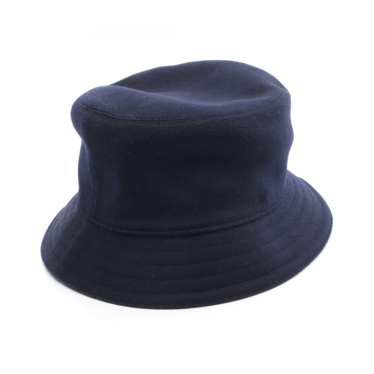 HERMES Fred Quarterbash Cotton Hat hat Navy Other cashmere 2101219465302