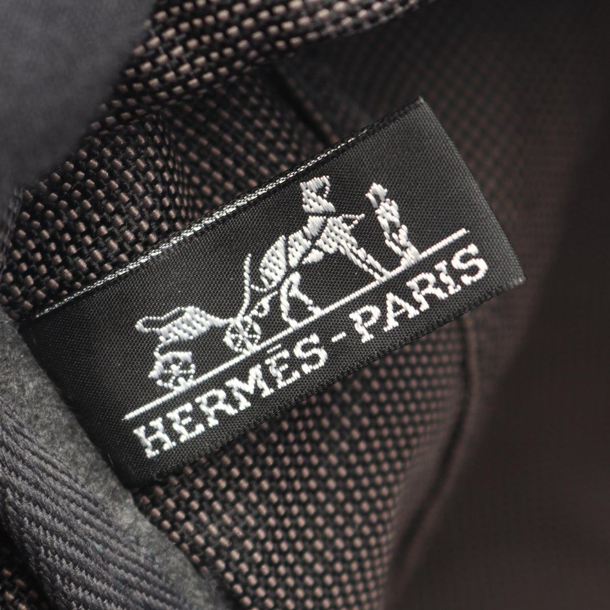 HERMES HerlineGM Tote Bag Gray Other Nylon canvas 2104102478212