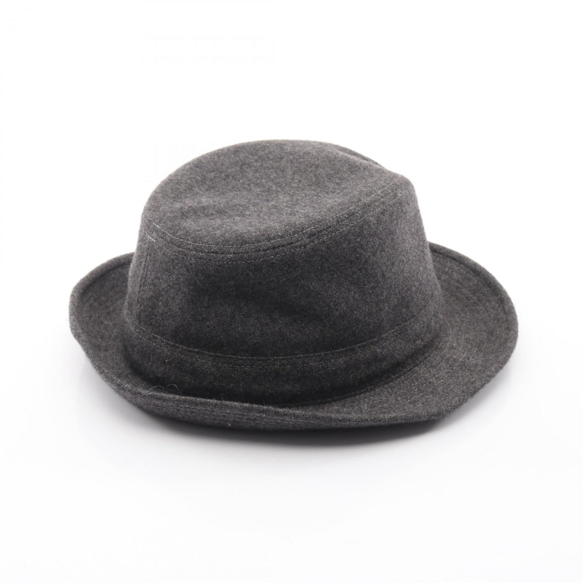 HERMES hat Gray silk silk cashmere 2107601120279