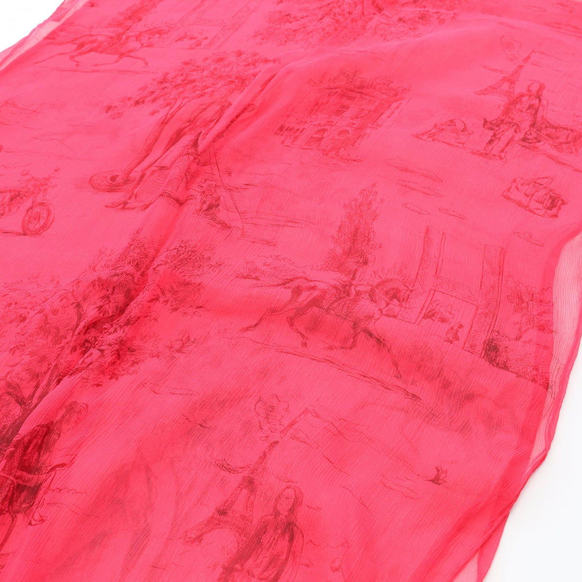 HERMES Stall Pink silk silk 2104102444125