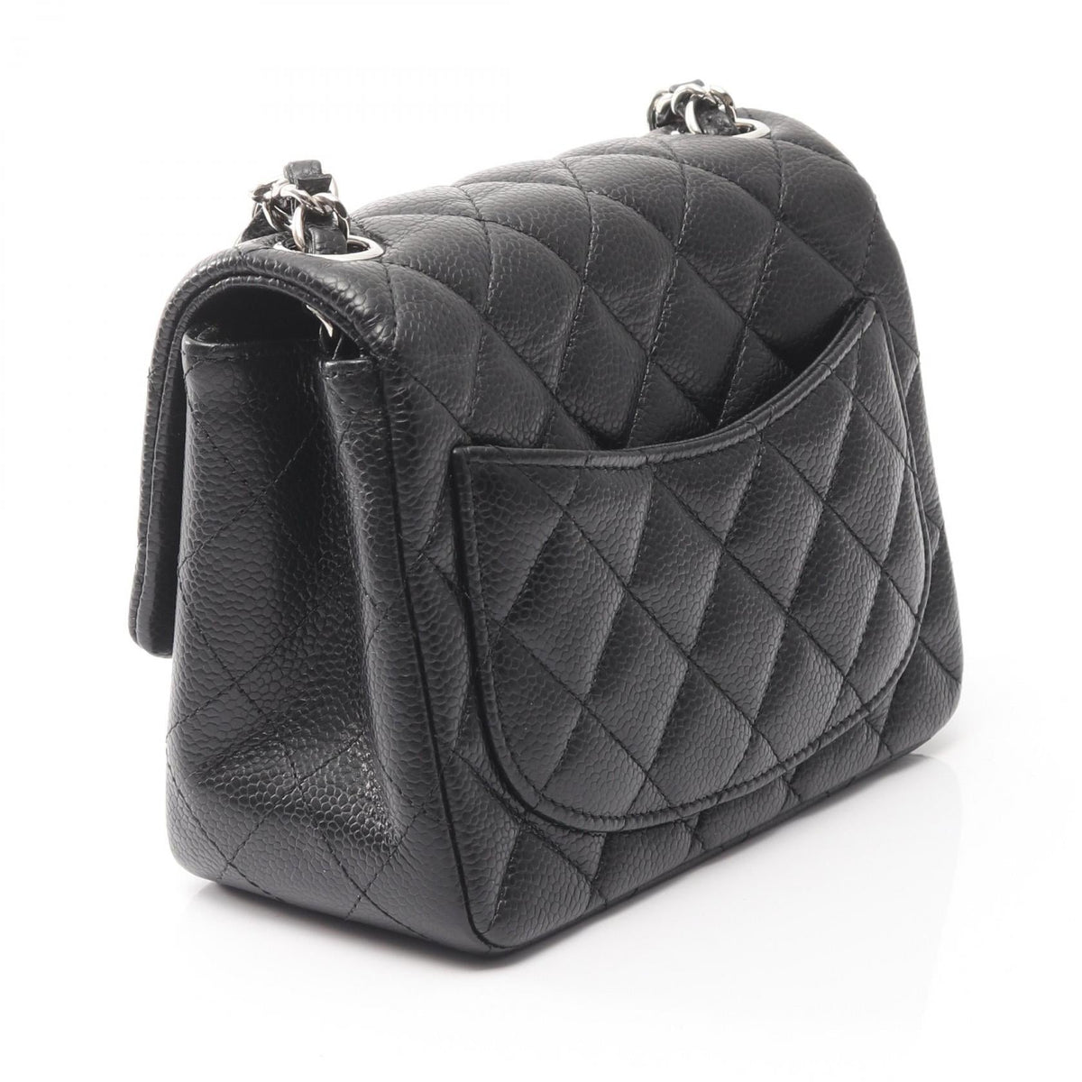 CHANEL Black Mini Matelasse Grained Calfskin leather A35200 2106800612554