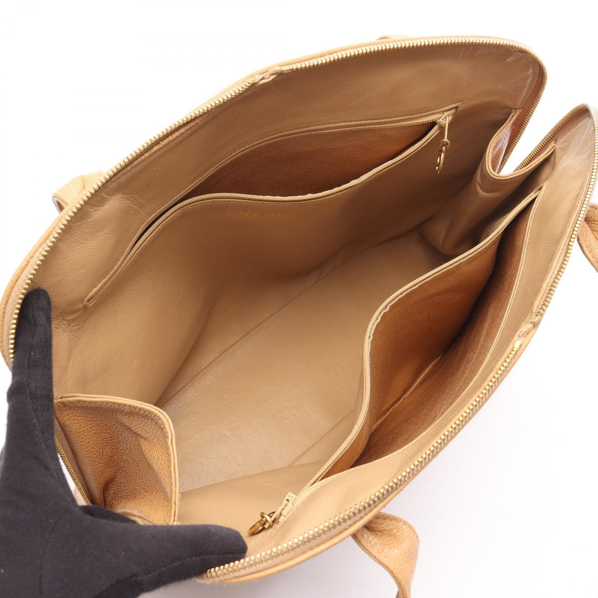 CHANEL Beige COCO Mark leather�Calfskin (cowhide) 2118300086735