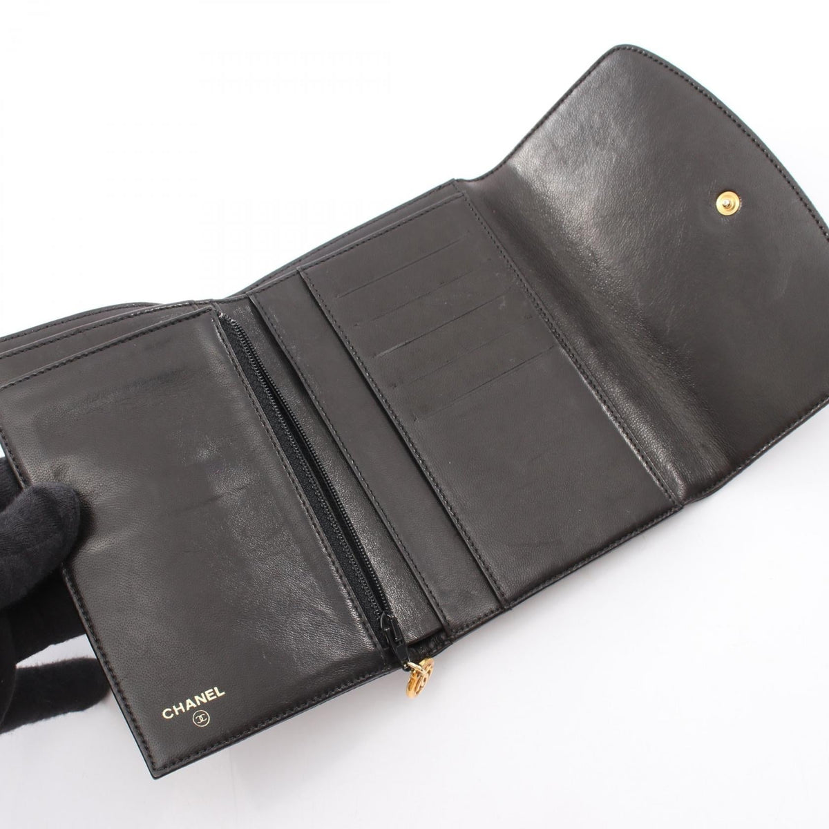 CHANEL Black COCO Mark Grained Calfskin leather 2101219911755