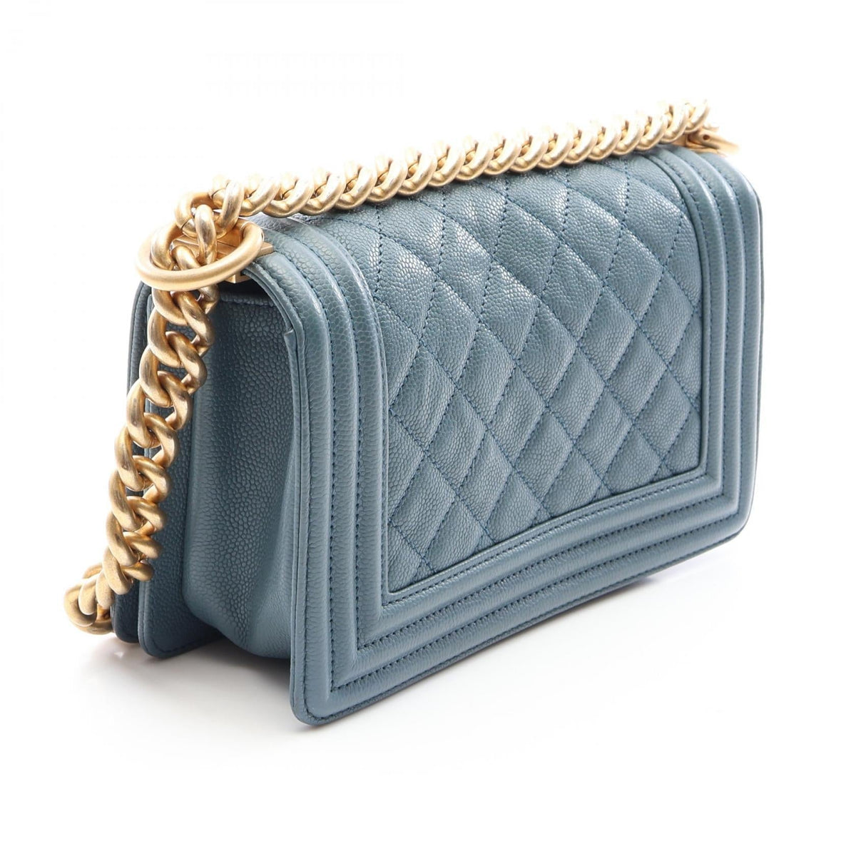 CHANEL Blue Boy Chanel Small Grained Calfskin leather 2107601163726
