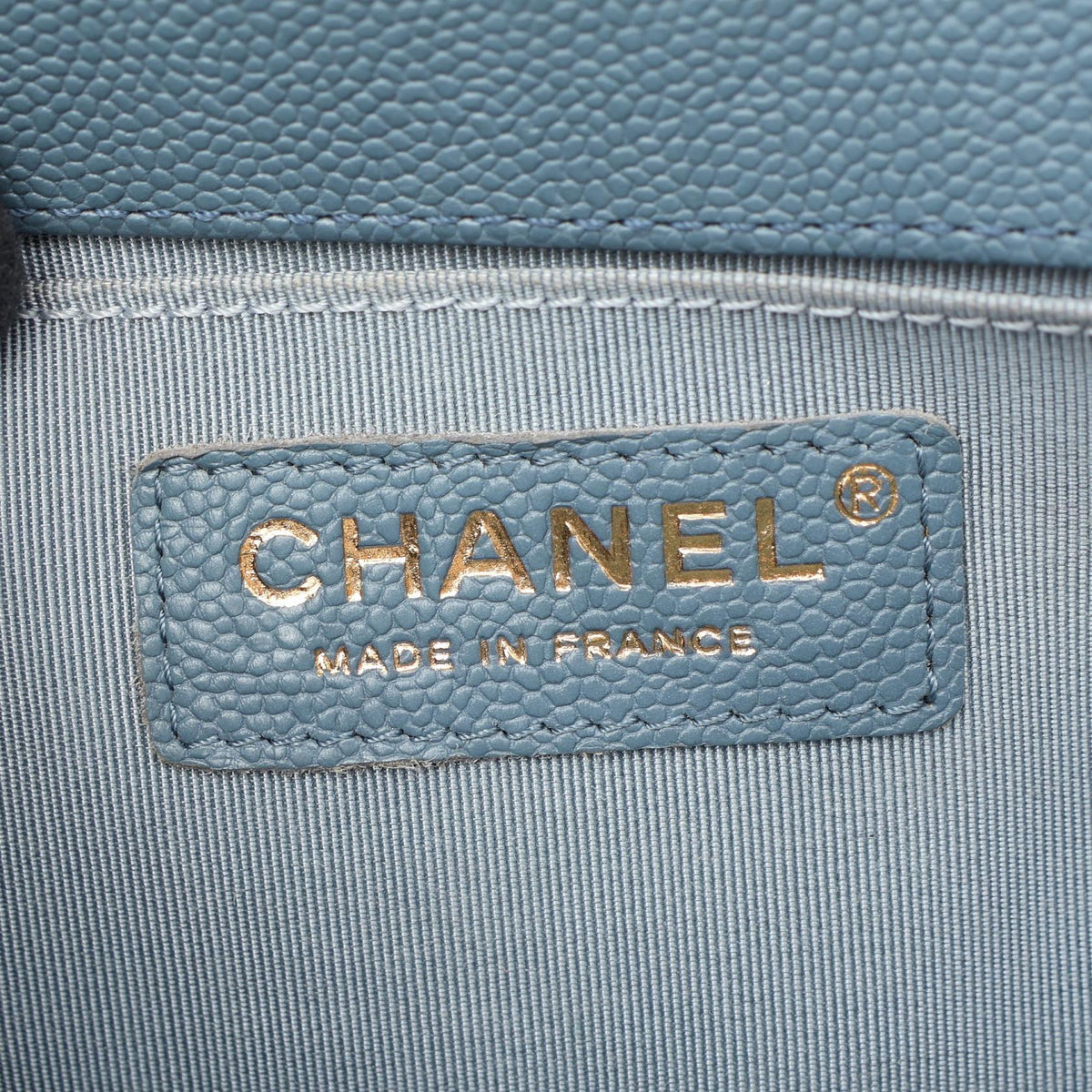 CHANEL Blue Boy Chanel Small Grained Calfskin leather 2107601163726