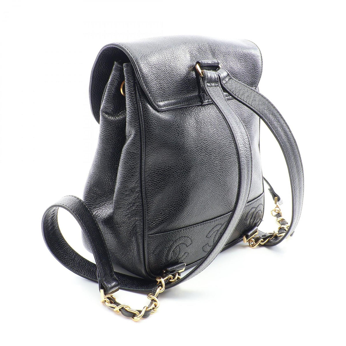 CHANEL Black Trip Luco co Grained Calfskin leather 2101220035297