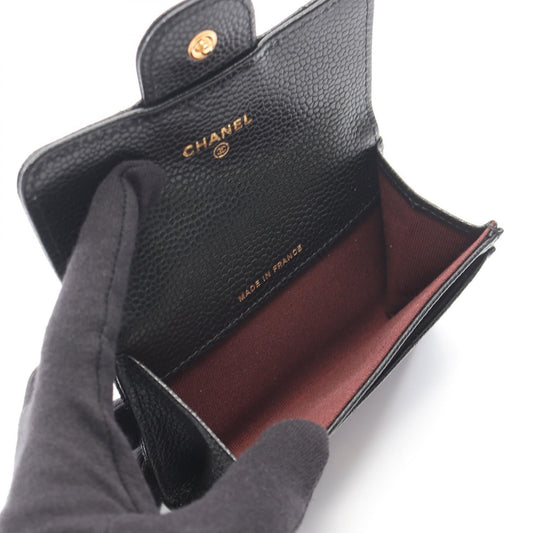 CHANEL Black Classic flap card case Matelasse Grained Calfskin leather AP0214 2121400018612