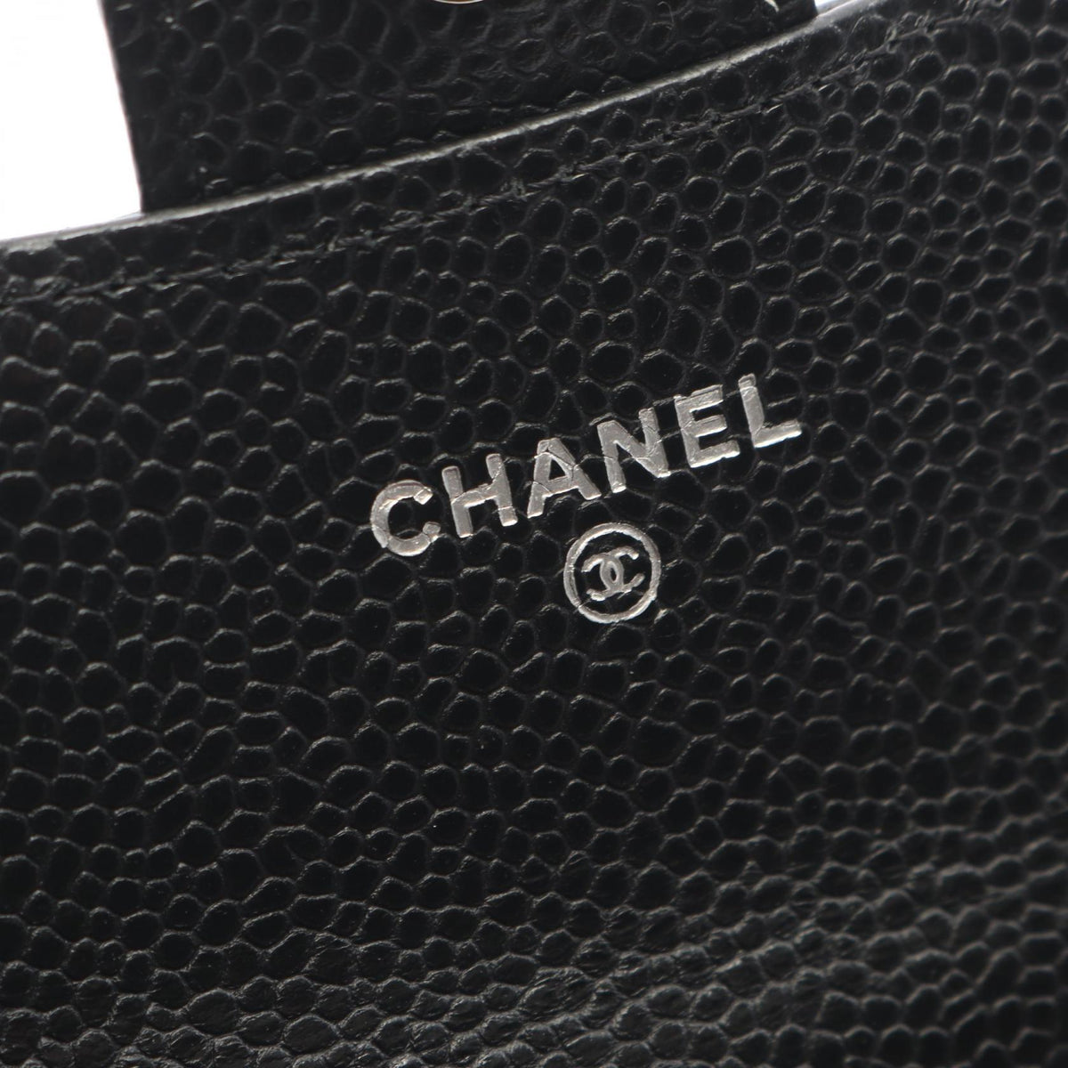 CHANEL Black Classic flap card case Matelasse Grained Calfskin leather 2101220082901