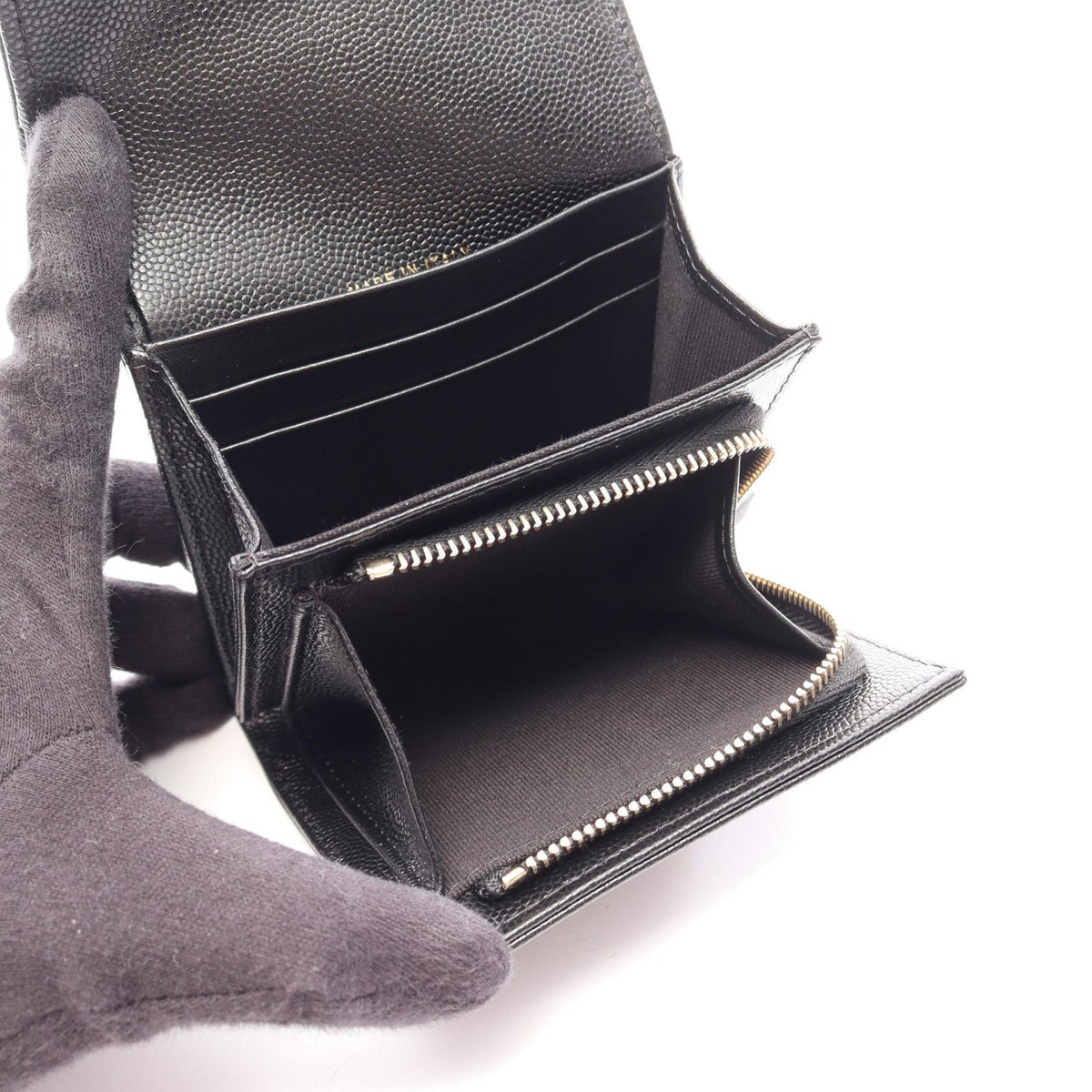CHANEL Black COCO Mark Grained Calfskin leather 2107400259101