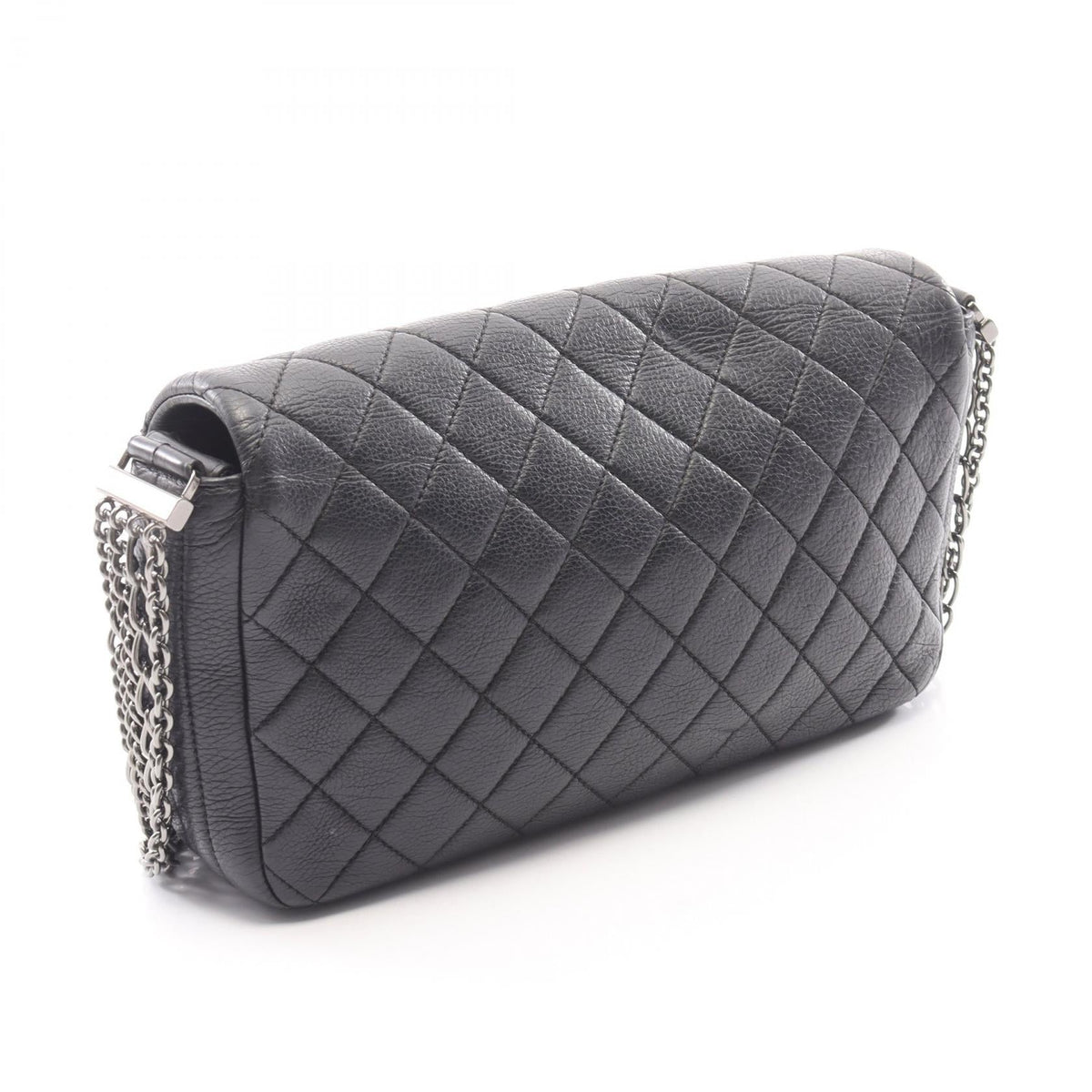 CHANEL Black Matelasse leather 2101220052584