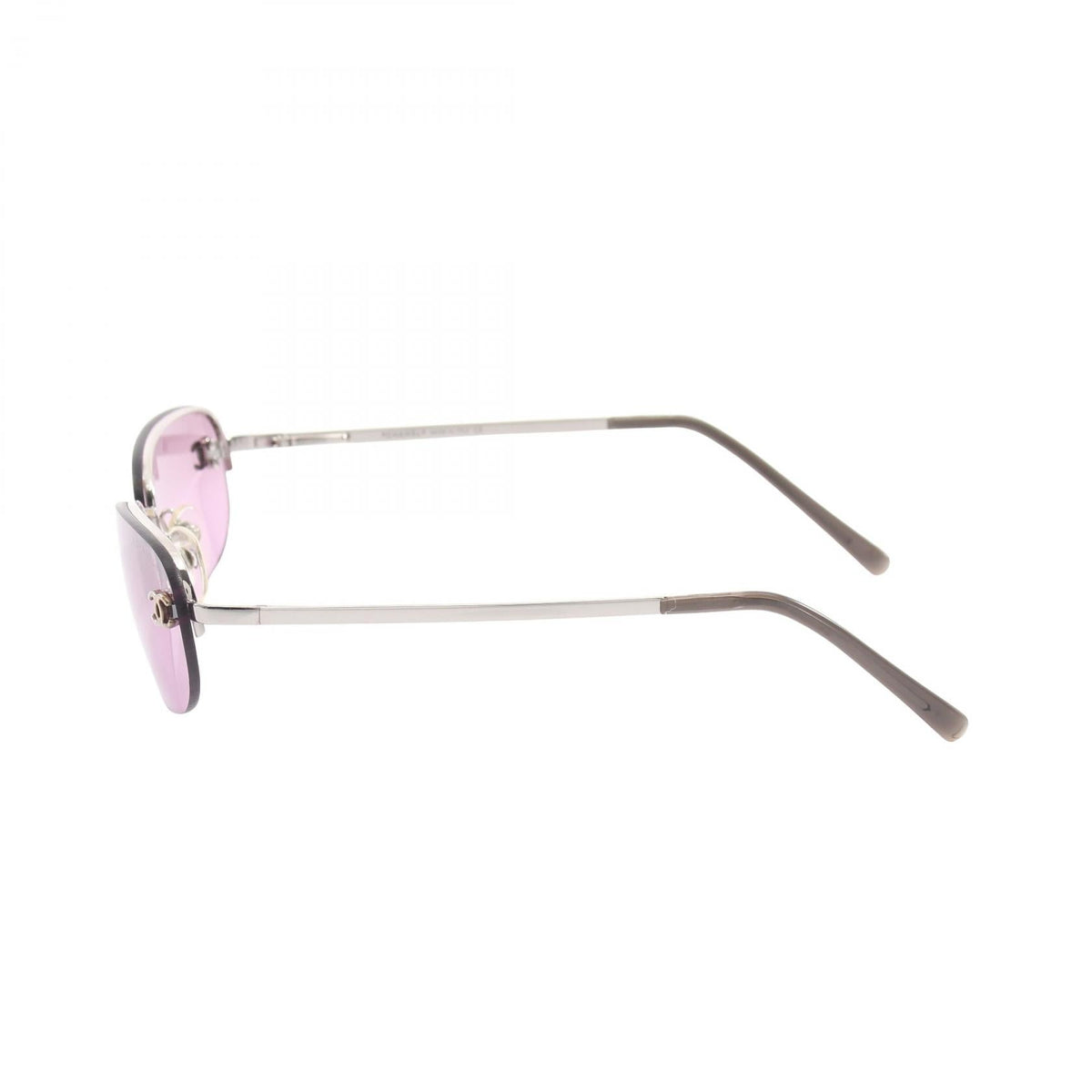 CHANEL Purple COCO Mark Plastic�metal 2118700088889