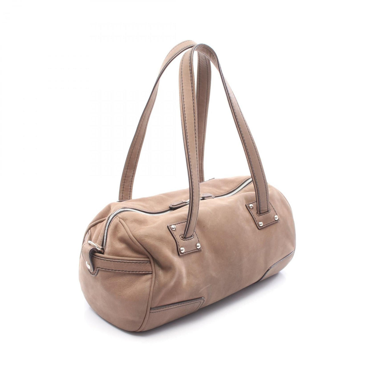 LOEWE anagram Handbag Brown leather 2101220131203