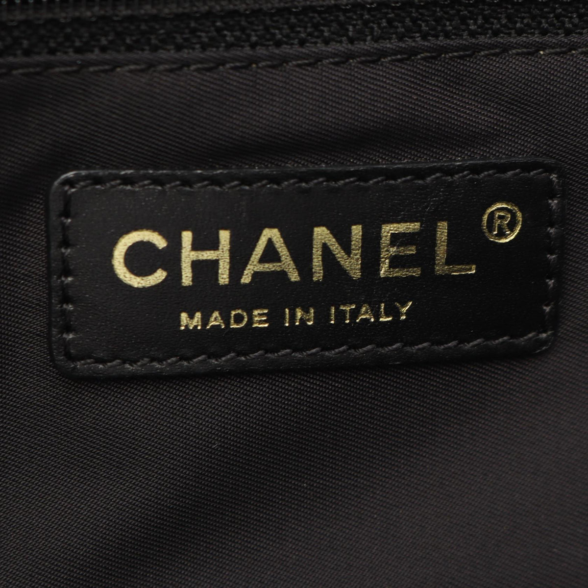 CHANEL Black New Travel Line MM leather�Nylon canvas A15991 2101220126865
