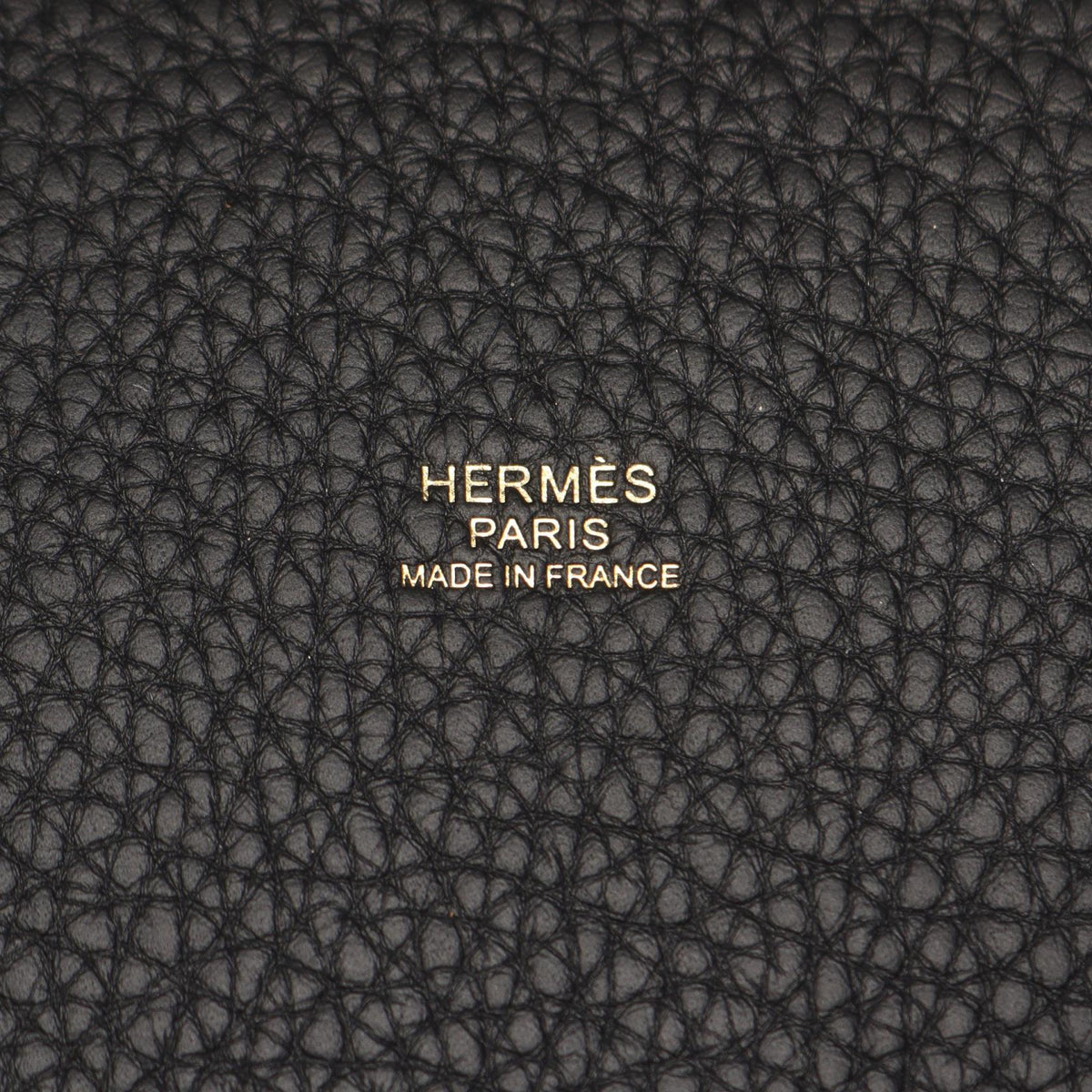 HERMES Picotin Lock PM Handbag Black Taurillon Clemence Other Taurillon Clemence 2120900135782