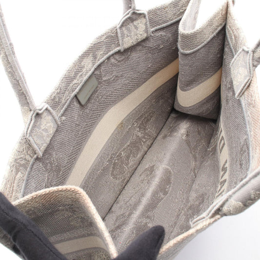 Christian Dior BOOK TOTE Medium Tote Bag Gray/White canvas 2101220095291