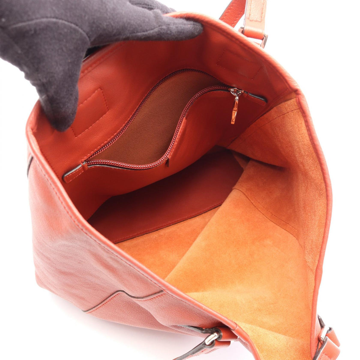 LOEWE anagram Tote Bag Bordeaux leather 2101220064549