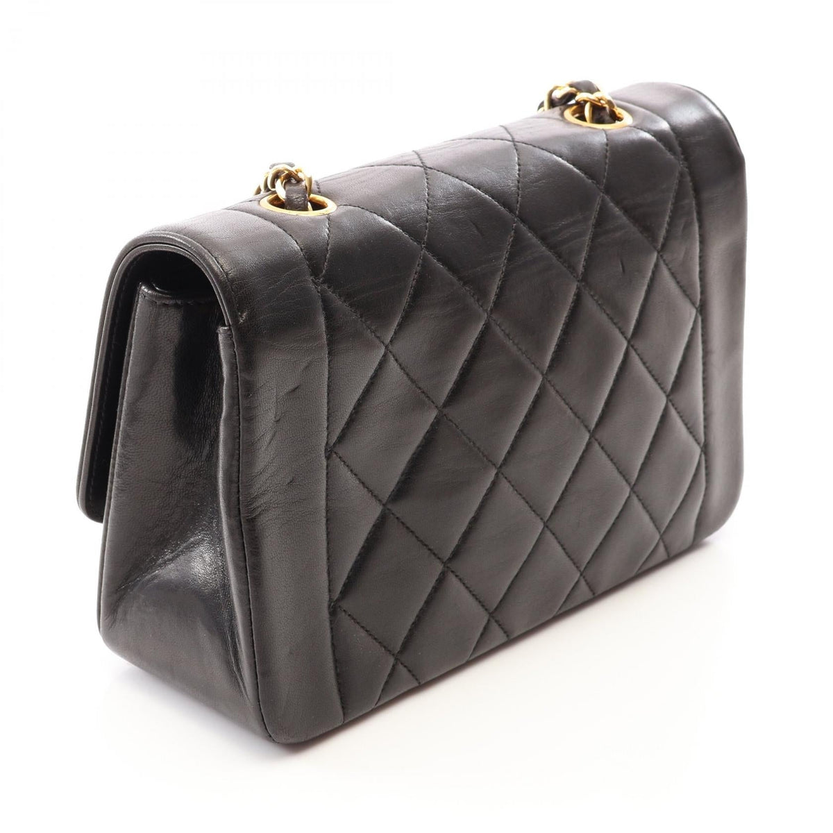 CHANEL Black Matelasse Diana Flap Lambskin (sheep leather) A01164 2101219981901