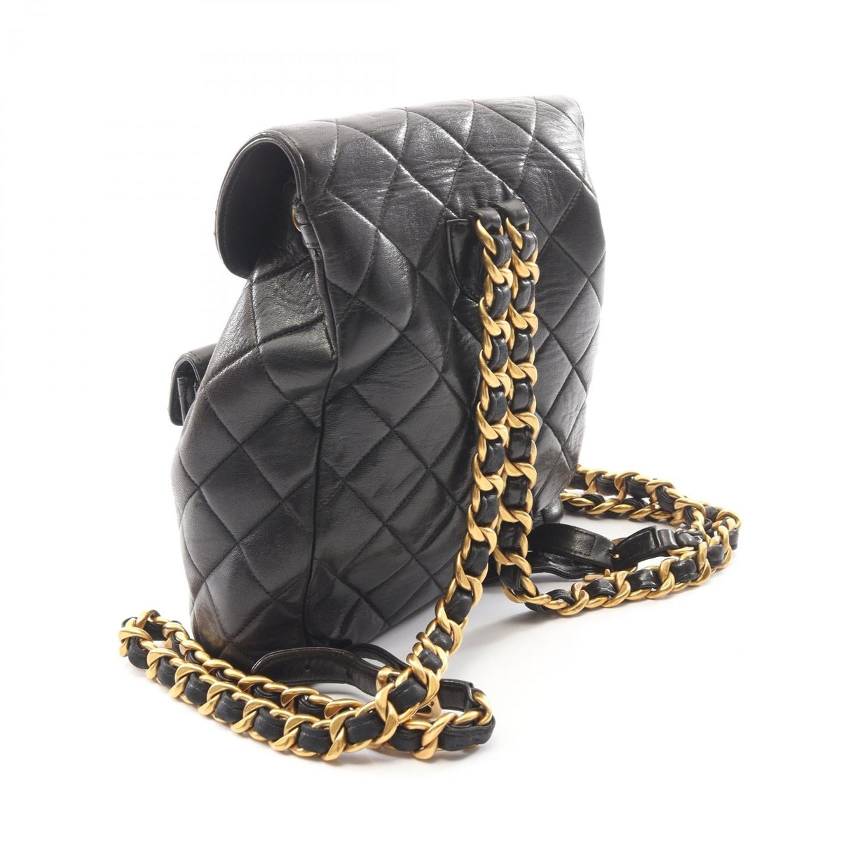 CHANEL Black Matelasse Lambskin (sheep leather) 2101219982014
