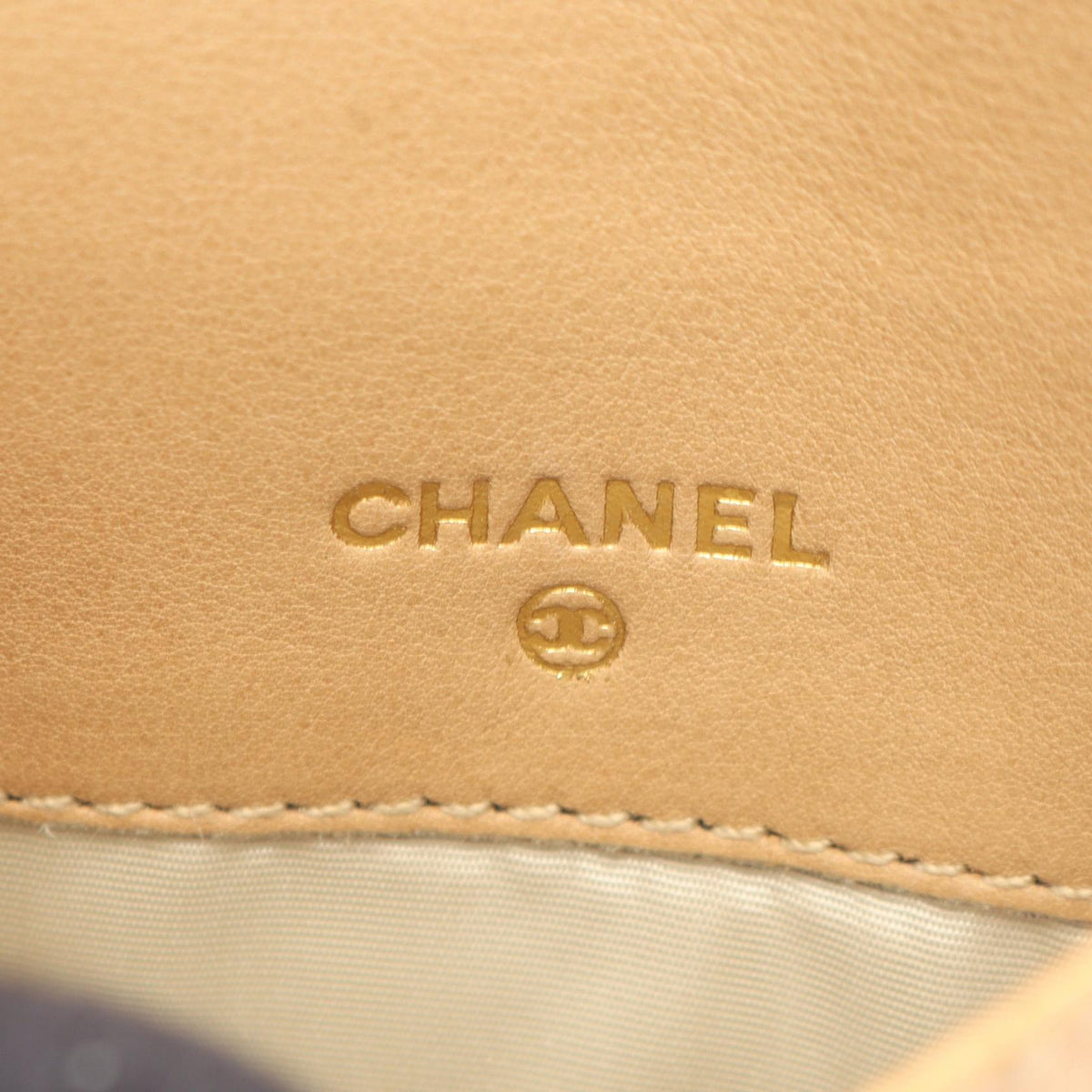 CHANEL Beige COCO Mark Grained Calfskin leather 2118800167811