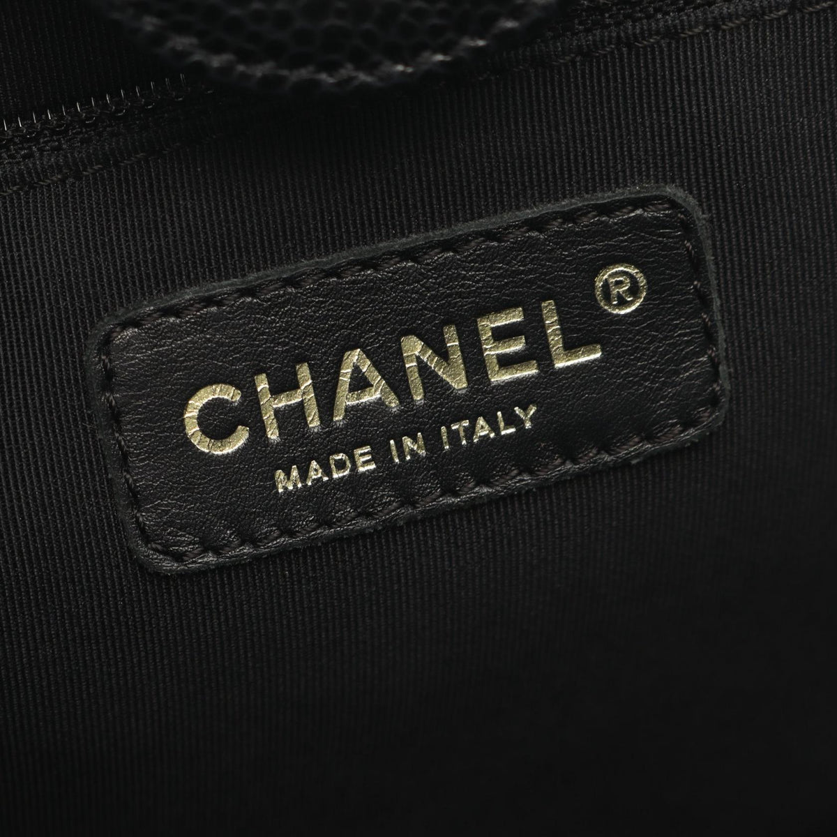 CHANEL Black Matelasse PST Grained Calfskin leather A50994 2101220126469
