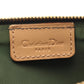Christian Dior Trotter saddle pouch Handbag Green/Beige/Brown canvas leather ?????? ????? 2101220098162