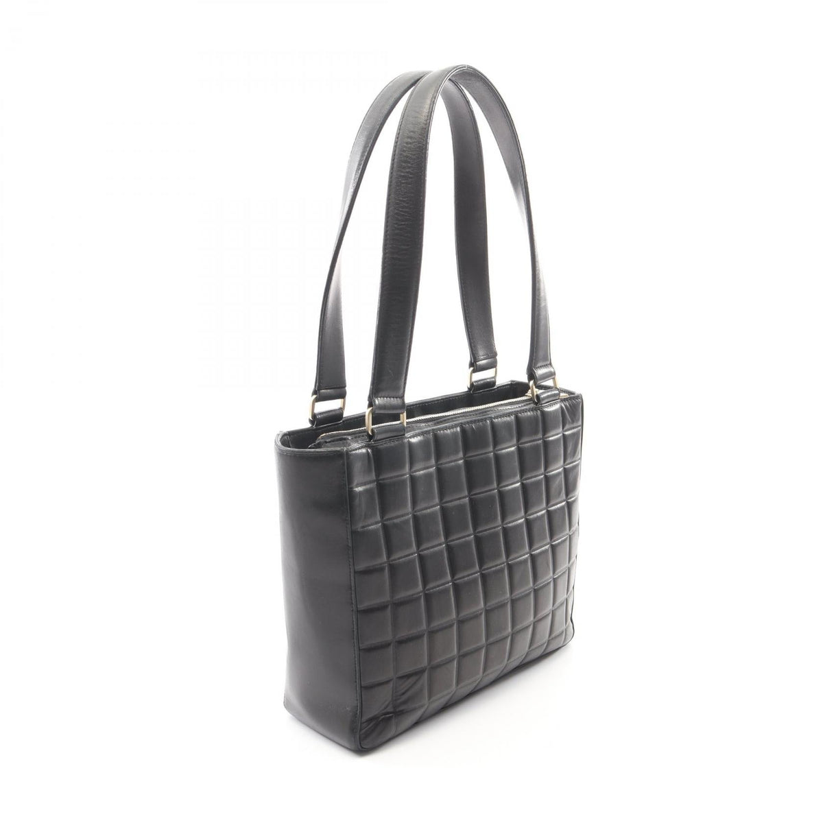 CHANEL Black Chocolate bar Lambskin (sheep leather) 2101220098827
