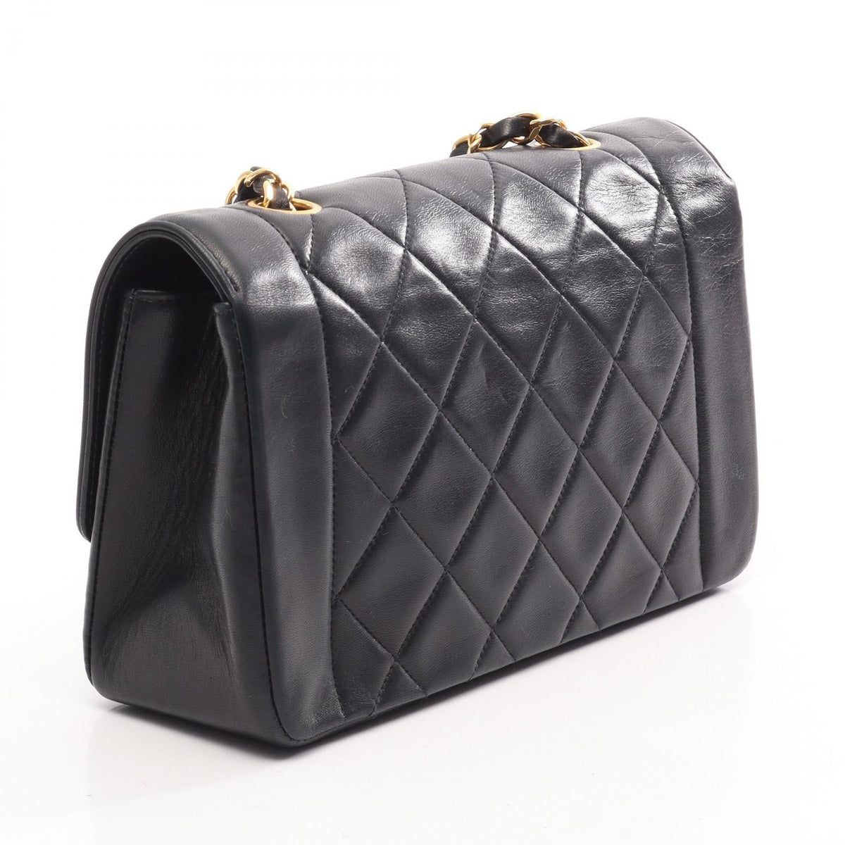 CHANEL Black Matelasse Diana Flap Lambskin (sheep leather) A01164 2101220118129