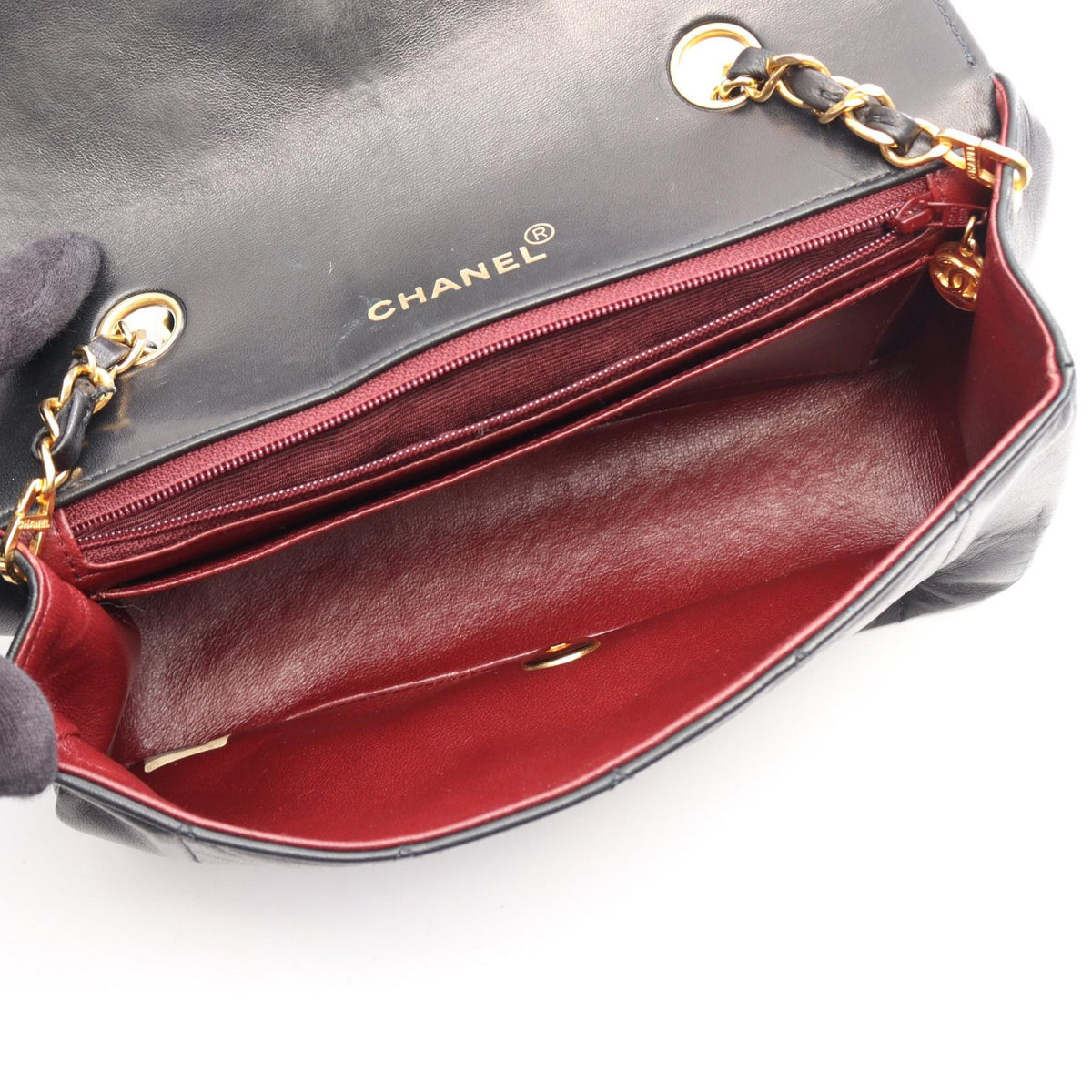 CHANEL Black Matelasse Diana Flap Lambskin (sheep leather) A01164 2101220118129