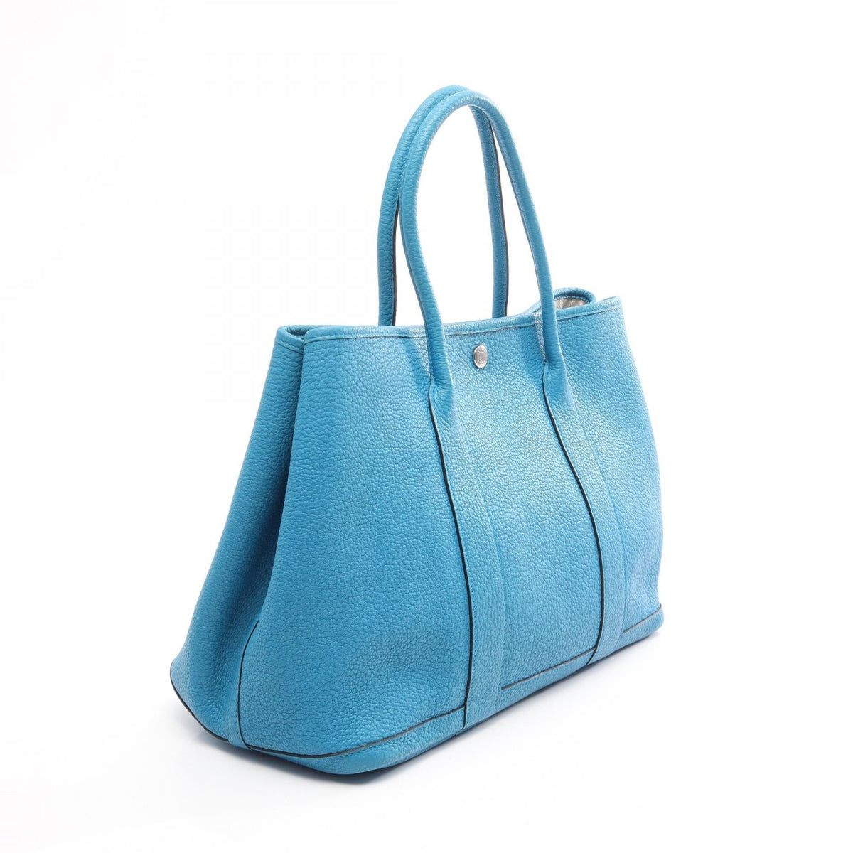 HERMES Garden party PM Tote BagBlue zanzibar Blue zanzibar Blue Negonda leather leather Negonda leather 2101220124601