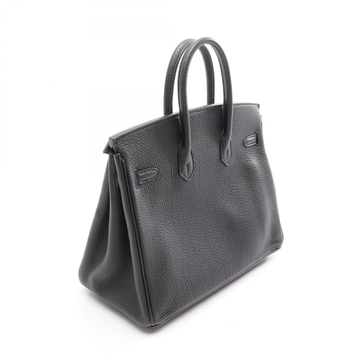 HERMES Birkin 25 Handbag Black Togo leather leather Togo leather 2104102534147