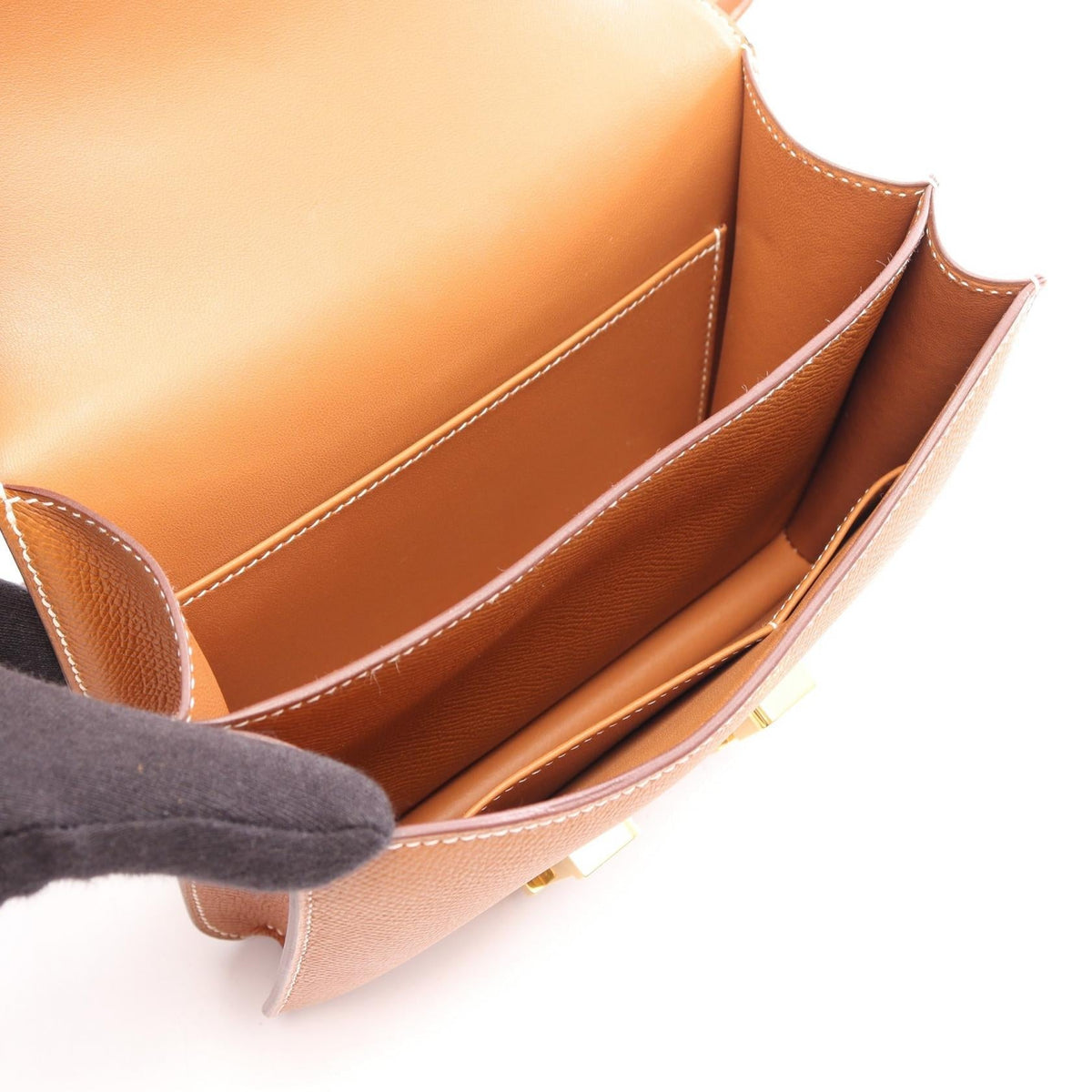 HERMES Constance 3 mini Shoulder BagGold Gold Brown Epsom leather Epsom 2101220117986