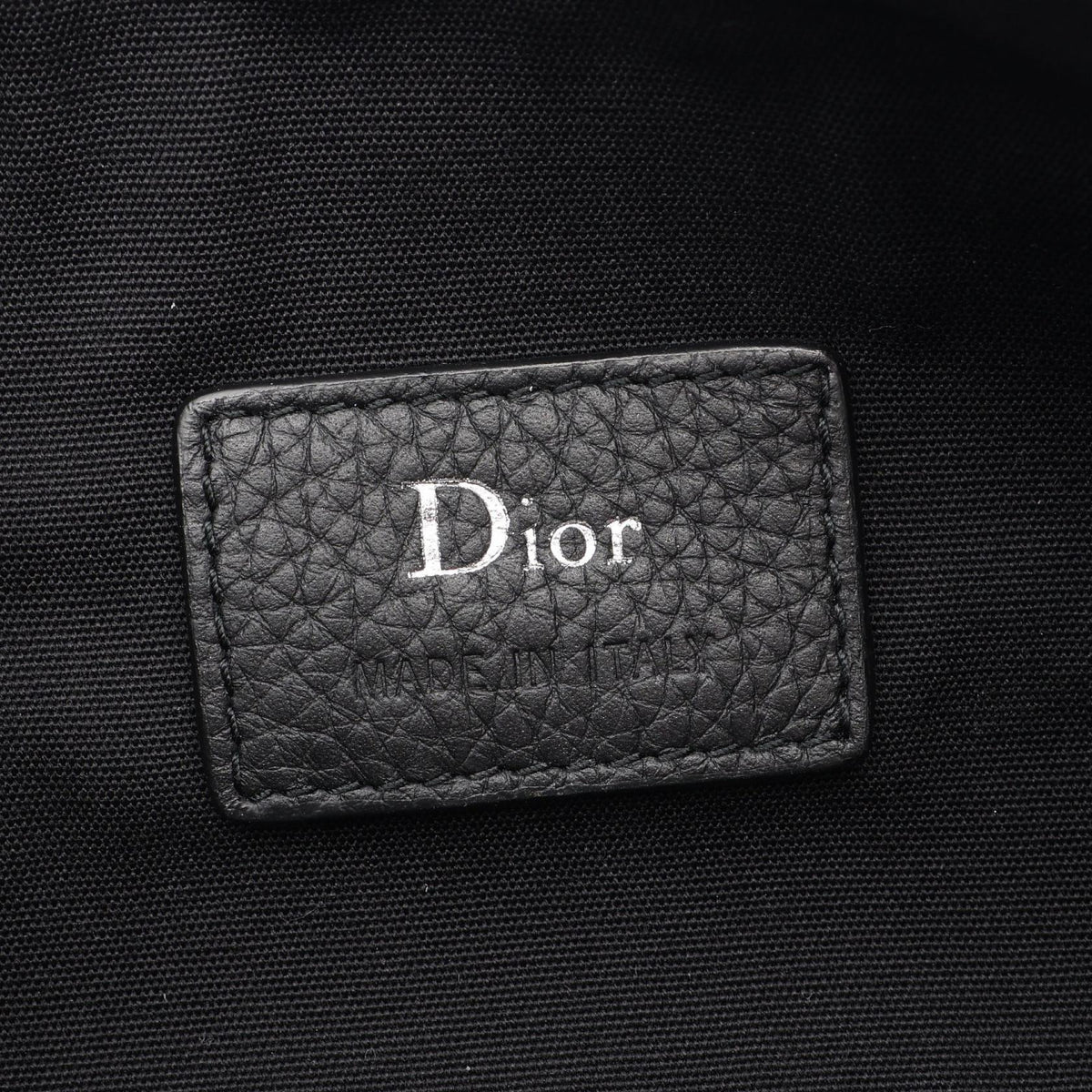 DIOR HOMME Atelier roller Shoulder Bag Black leather 2101220125868