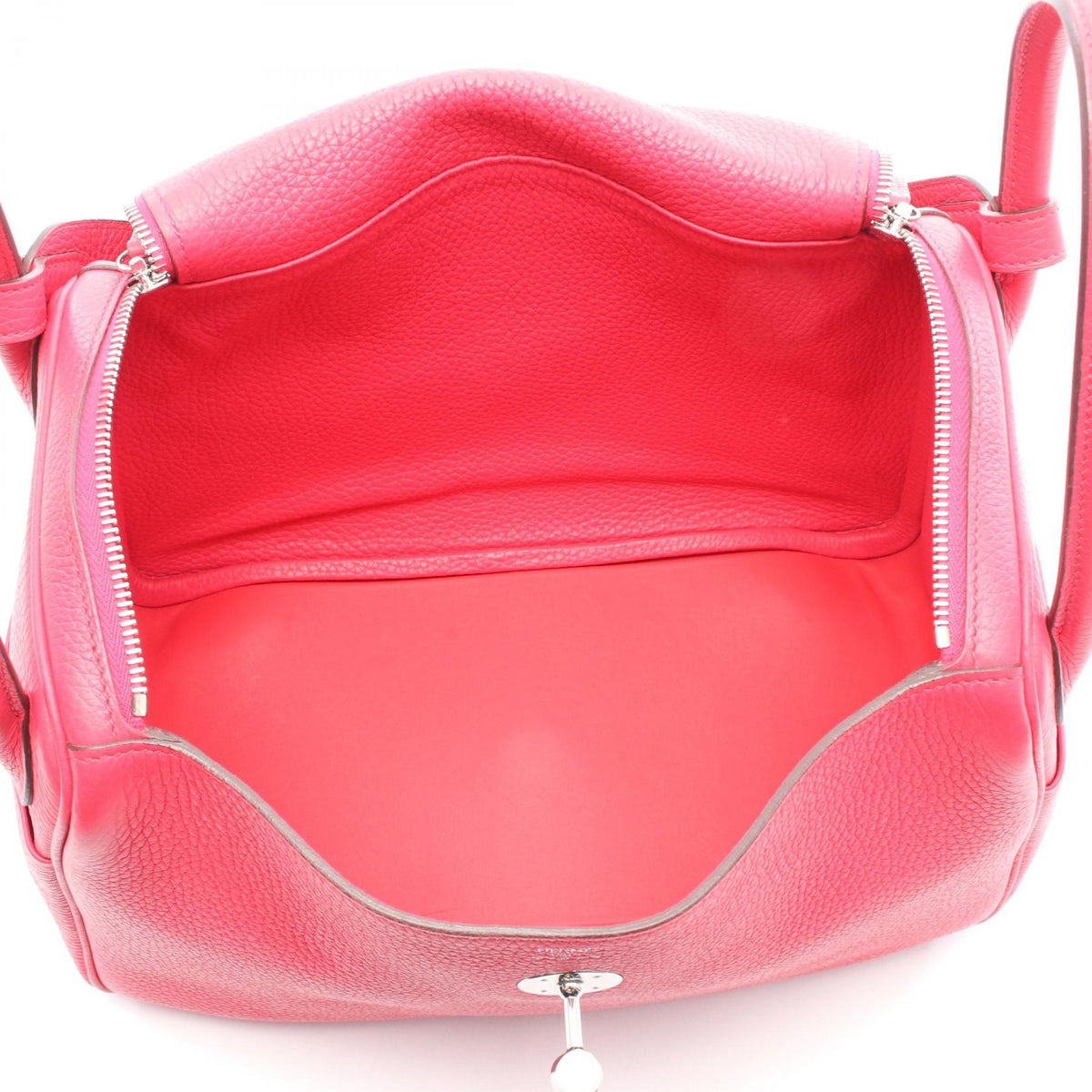 HERMES Lindy 30 Shoulder BagRose extreme Rose extreme Pink Taurillon Clemence leather Taurillon Clemence 2104102534246