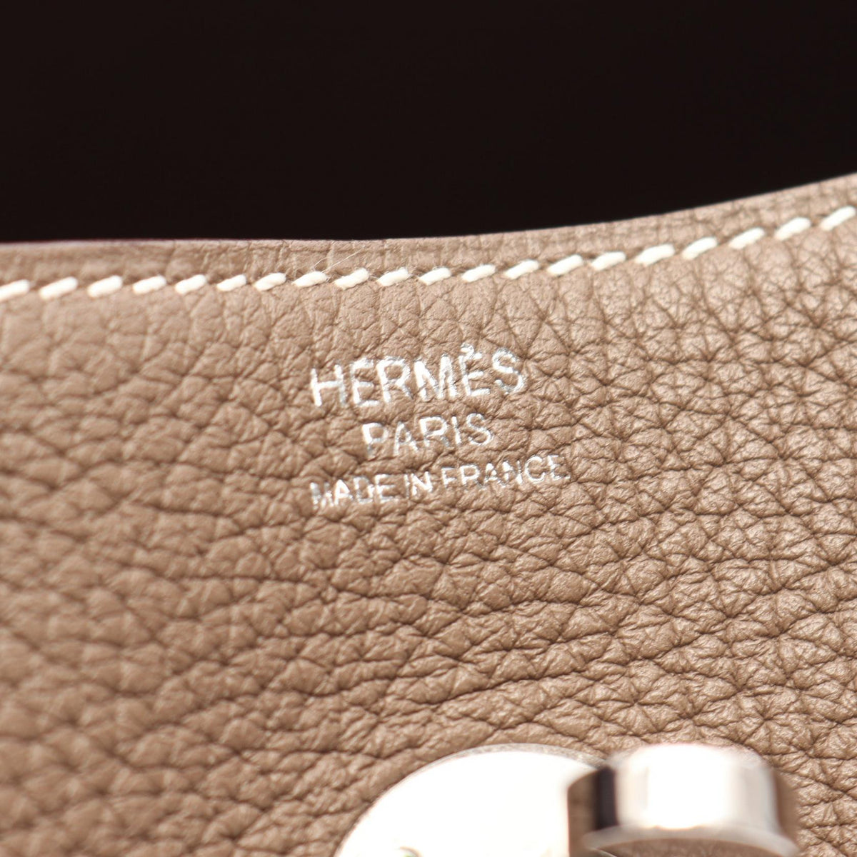 HERMES Lindy 30 Shoulder BagEtoupe Grey Etoupe Grey Gray Taurillon Clemence leather Taurillon Clemence 2101220116552