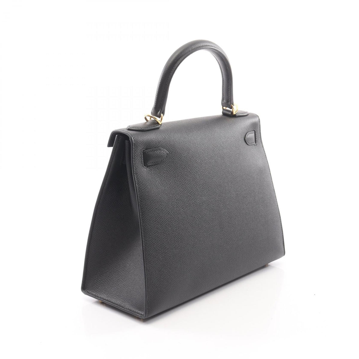 HERMES Kelly 28 2WAY (External Stitching) HandbagNoir Black Noir Black Black Epsom leather Epsom 2101220117436