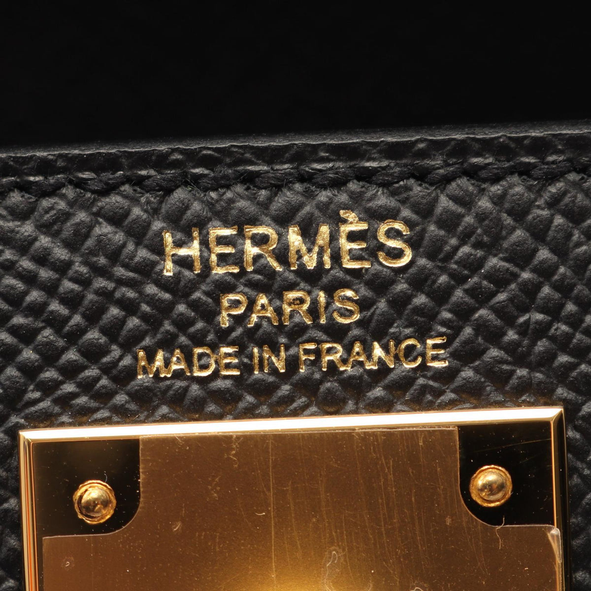 HERMES Kelly 28 2WAY (External Stitching) HandbagNoir Black Noir Black Black Epsom leather Epsom 2101220117436