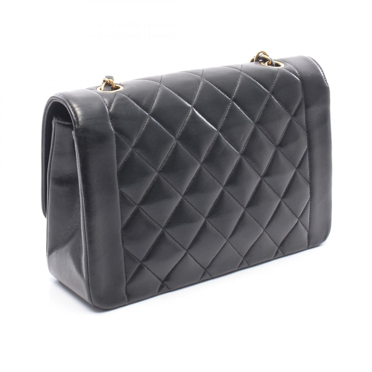 CHANEL Black Matelasse Diana Flap Lambskin (sheep leather) A01165 2101220109752