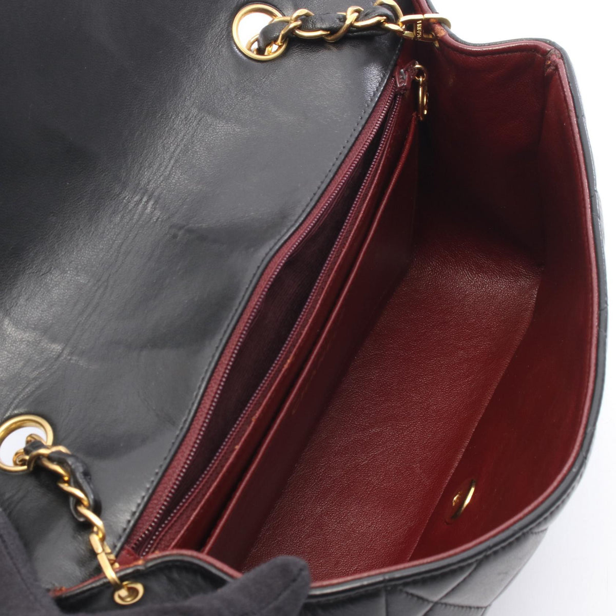 CHANEL Black Matelasse Diana Flap Lambskin (sheep leather) A01165 2101220109752