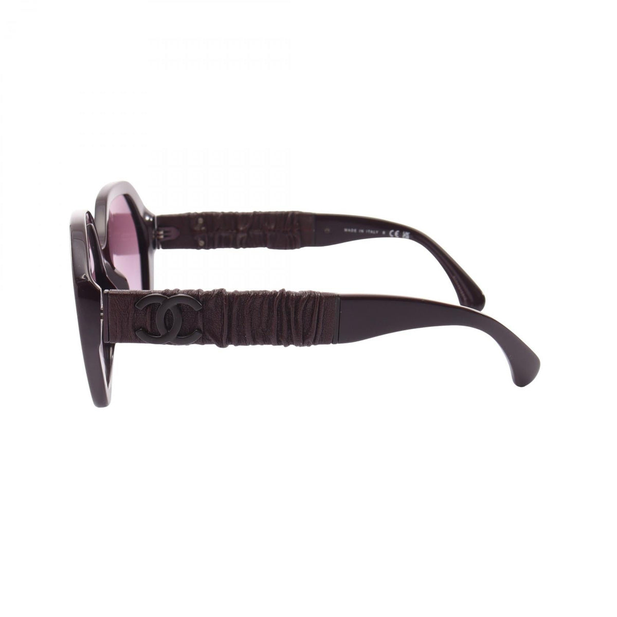CHANEL Bordeaux COCO Mark Gradient Lens leather�Plastic 2101220097950