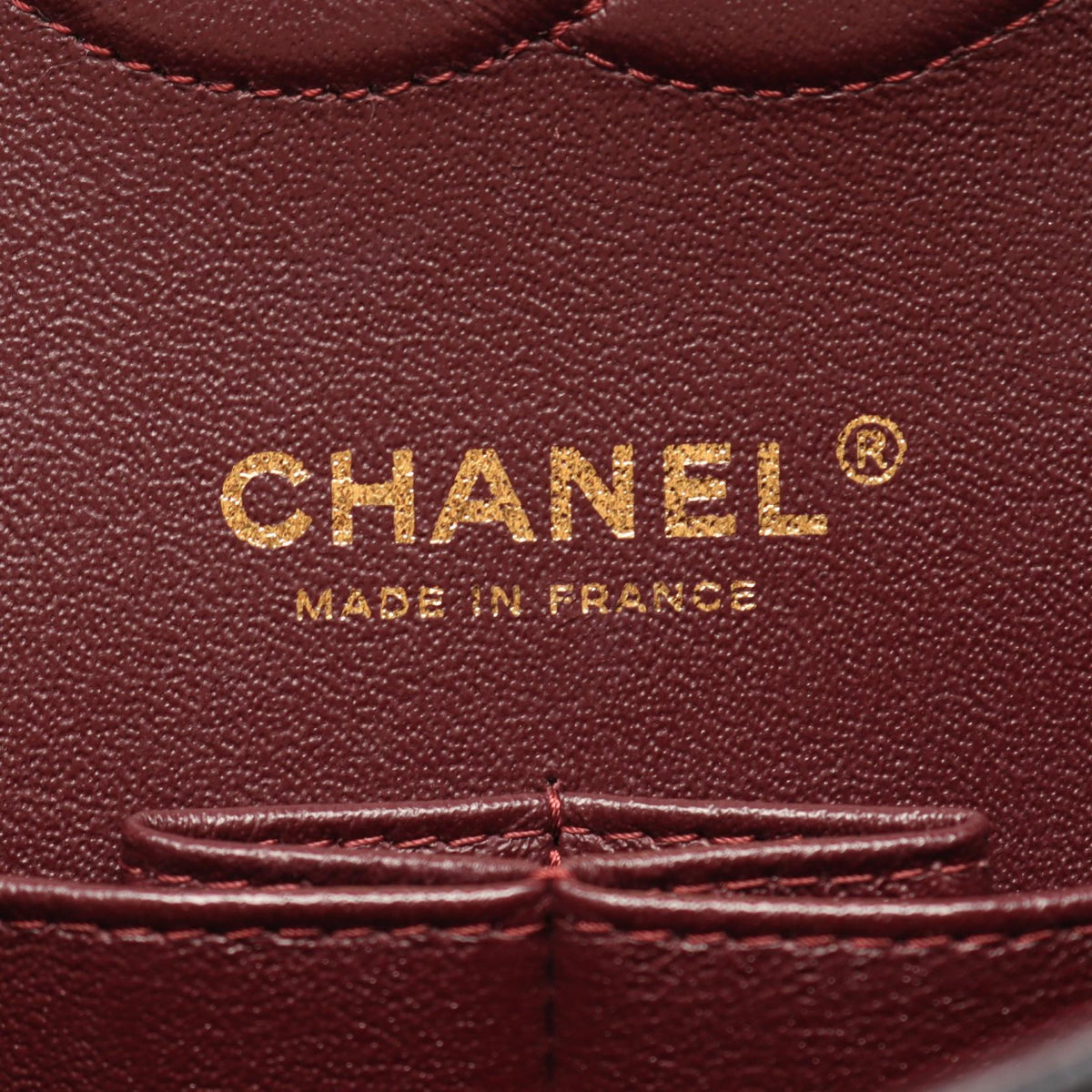 CHANEL Black Matelasse W flap Grained Calfskin leather 2101220037819