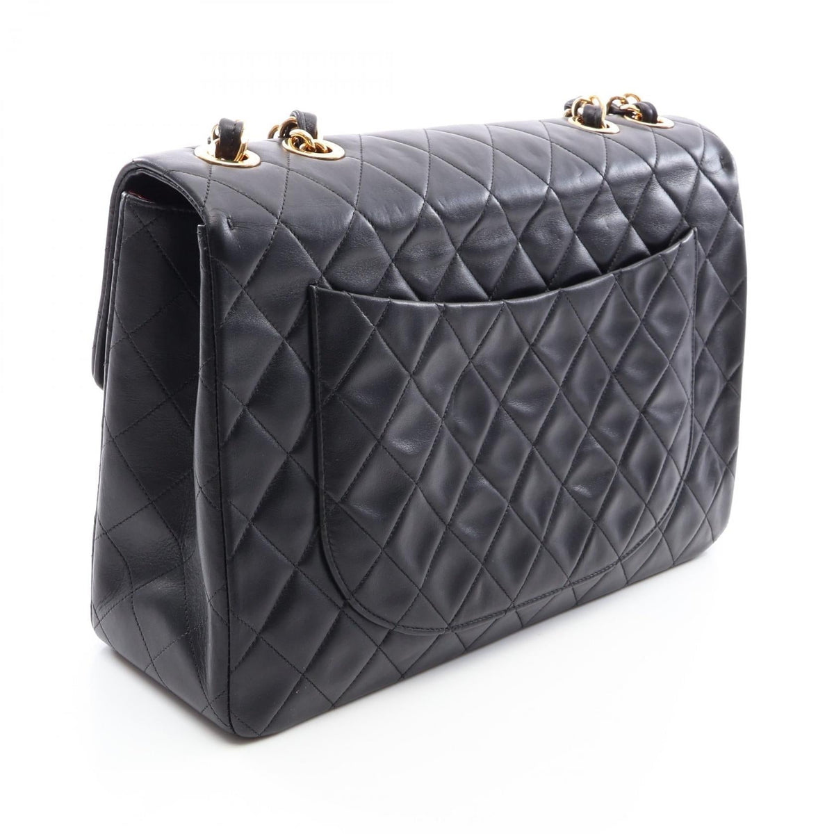 CHANEL Black Big Matelasse34 Lambskin (sheep leather) 2101219982106